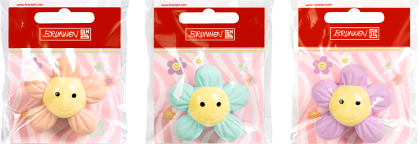 BRUNNEN Radiergummi Happy Hippie 3D | sortiert